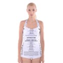 Boyleg Halter Swimsuit  