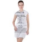 Annette Drawstring Hooded Dress