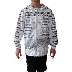 Kids  Hooded Windbreaker 
