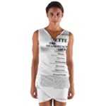 Annette Wrap Front Bodycon Dress