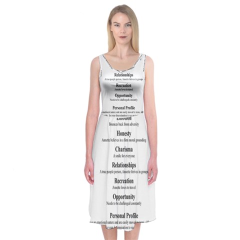 Annette Midi Sleeveless Dress from ArtsNow.com