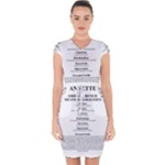 Annette Capsleeve Drawstring Dress 