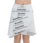 Annette Chiffon Wrap Front Skirt