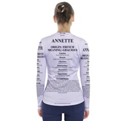 V-Neck Long Sleeve Top 