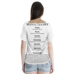 V-Neck Flutter Sleeve Top 