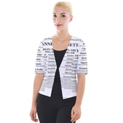 Cropped Button Cardigan 