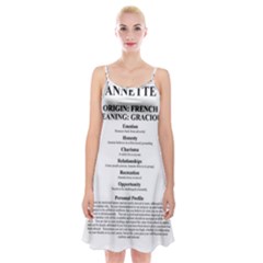 Spaghetti Strap Velvet Dress 