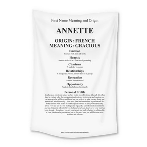 Annette Small Tapestry from ArtsNow.com