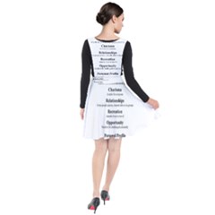 Plunge Pinafore Dress 