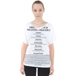 Annette V-Neck Dolman Drape Top