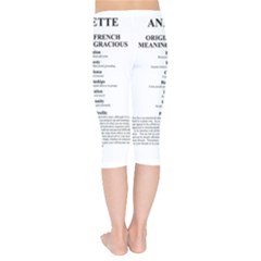 Kids  Capri Leggings  