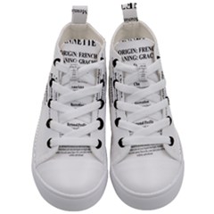 Kids  Mid-Top Canvas Sneakers 