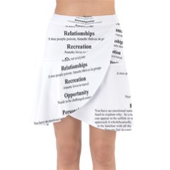 Wrap Front Skirt 