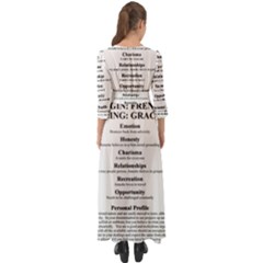 Button Up Boho Maxi Dress 
