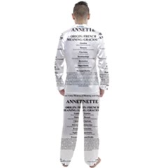 Men s Long Sleeve Satin Pajamas Set 