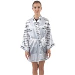 Annette Long Sleeve Satin Kimono