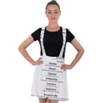 Annette Velvet Suspender Skater Skirt