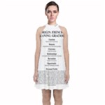Annette Velvet Halter Neckline Dress 