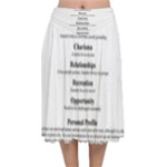 Annette Velvet Flared Midi Skirt