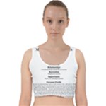 Annette Velvet Racer Back Crop Top