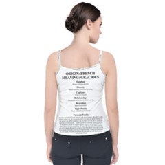 Velvet Spaghetti Strap Top 