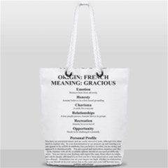 Full Print Rope Handle Tote (Small) 