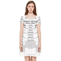 Inside Out Cap Sleeve Dress 