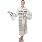 Annette Maxi Velour Kimono