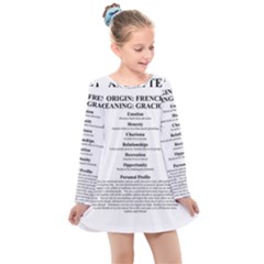 Kids  Long Sleeve Dress 
