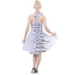 Halter Party Swing Dress  