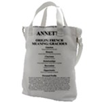 Annette Canvas Messenger Bag