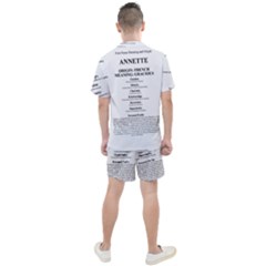 Men s Mesh T-Shirt and Shorts Set 
