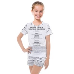 Kids  Mesh T-Shirt and Shorts Set 