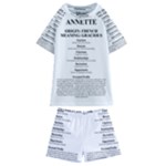 Annette Kids  Swim Tee and Shorts Set