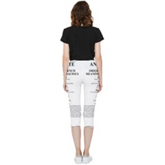 Inside Out Lightweight Velour Capri Leggings  