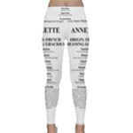 Annette Lightweight Velour Classic Yoga Leggings