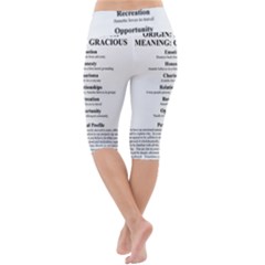 Lightweight Velour Cropped Yoga Leggings 