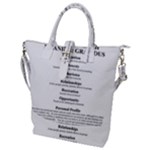 Annette Buckle Top Tote Bag