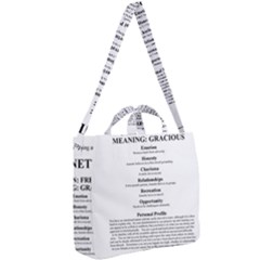 Square Shoulder Tote Bag 