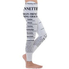 Kids  Lightweight Velour Leggings 