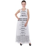 Annette Empire Waist Velour Maxi Dress