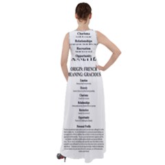 Empire Waist Velour Maxi Dress 