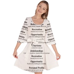 Velour Kimono Dress 