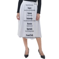 Classic Velour Midi Skirt  