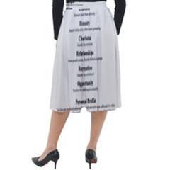 Classic Velour Midi Skirt  