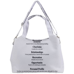 Double Compartment Shoulder Bag 