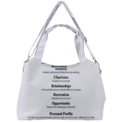 Double Compartment Shoulder Bag 