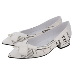 Women s Bow Heels 