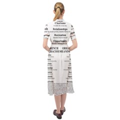 Keyhole Neckline Chiffon Dress 