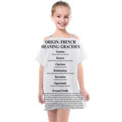 Kids  One Piece Chiffon Dress 